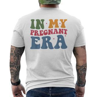 Funny Pregnancy Announcement In My Pregnant Era Pregnancy Mens Back Print T-shirt | Mazezy