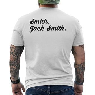 Smith Jack Smith In Honor Of A Legendary Prosecutor Men's T-shirt Back Print