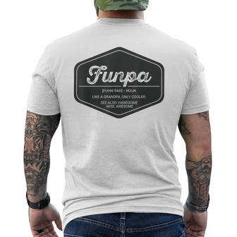 Funpa Definition T Only Cooler Grandpa Birthday Men's T-shirt Back Print - Seseable