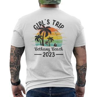 Girls Trip 2023 Beach Vacation Delaware Bethany Beach Mens Back Print T-shirt | Mazezy