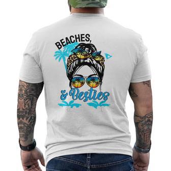 Girls Trip 2023 Best Friend Beaches Booze And Besties Mens Back Print T-shirt - Seseable