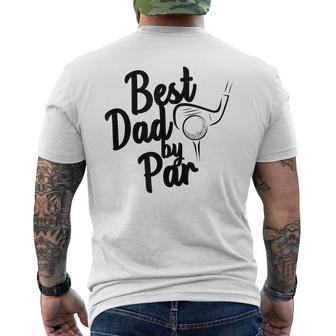 Golf Dad Father’S Day Gift For Mens Mens Back Print T-shirt | Mazezy