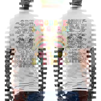 Goodbye 3Rd Grade Hello Summer Groovy Third Grade Graduate Mens Back Print T-shirt - Thegiftio UK