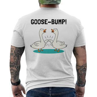 Goose-Bump Mens Back Print T-shirt | Mazezy