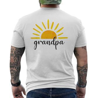 Grandpa Of The Birthday First Trip Around The Sun Birthday Mens Back Print T-shirt - Seseable