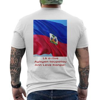 Haiti 1804 Mens Back Print T-shirt | Mazezy