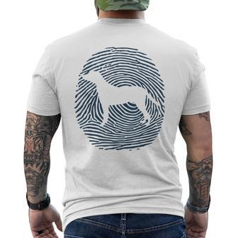 Hamiltonstovare Dna Fingerprint I Dog Hamiltonstovare Men's T-shirt Back Print | Mazezy