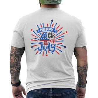 Happy 4Th Of July 2023 Patriotic American Independence-Day Mens Back Print T-shirt | Mazezy DE