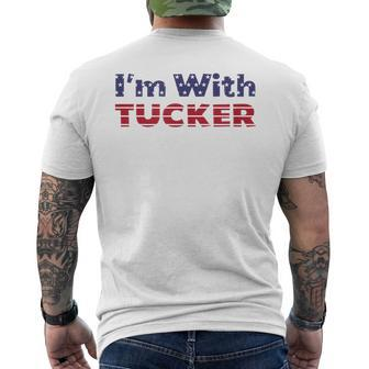Im With Tucker Mens Back Print T-shirt - Seseable