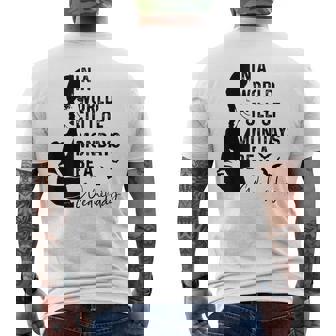 In A World Full Of Mondays BE A Wednesday Mens Back Print T-shirt - Thegiftio