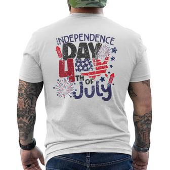 Independence-Day 4Th Of July 2023 Patriotic American Usa Day Mens Back Print T-shirt | Mazezy