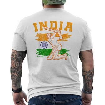 India Cricket Supporters Jersey | Indian Cricket Fans Mens Back Print T-shirt - Monsterry UK