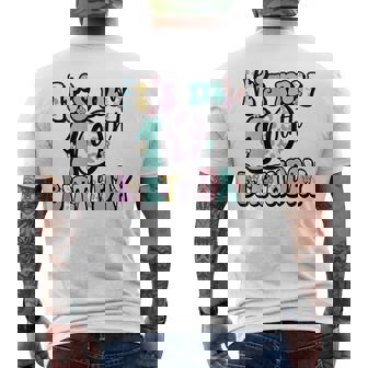 Its My 10Th Birthday Double Digits Retro Groovy Ten Girl 10 Mens Back Print T-shirt - Thegiftio UK