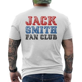 Jack Smith Fan Club Retro Usa Flag American Funny Political Mens Back Print T-shirt - Monsterry AU