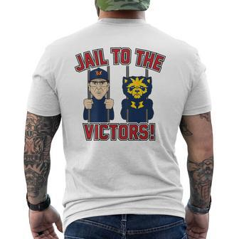 Jail To The Victors On Back Men's T-shirt Back Print | Mazezy