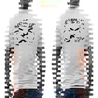 Just One More Time And 5 6 7 8 Funny Infinity Color Guard Mens Back Print T-shirt - Thegiftio