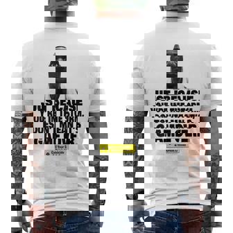 Just Because You're In The Storm Doesn't Mean It's Game Over Men's T-shirt Back Print - Monsterry