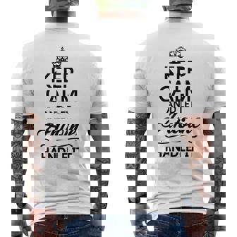 Keep Calm And Let Antoine Handle It Name Men's T-shirt Back Print | Mazezy