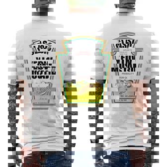 Ketchup Mustard Easy Halloween Couples Costume Condiment Men's T-shirt Back Print | Mazezy