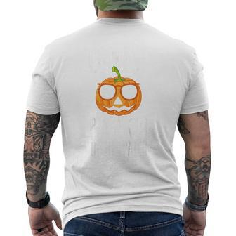 Kids Coolest Pumpkin In The Patch Vintage Halloween Party Cute Pumpkin Funny Gifts Mens Back Print T-shirt | Mazezy
