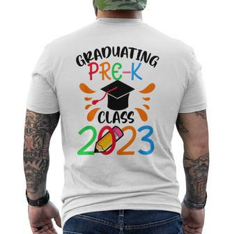 Kids Graduating Prek Class 2023 Funny Prek Graduation Grad Mens Back Print T-shirt - Seseable