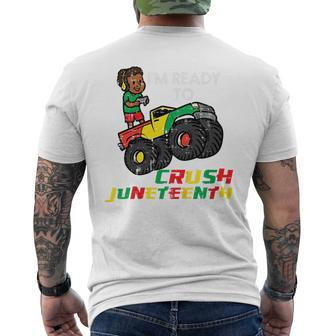 Kids Ready To Crush Junenth Black Boy Toddler Boys Kids Youth Mens Back Print T-shirt | Mazezy