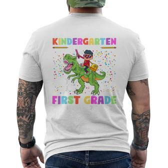 Kids So Long Kindergarten Graduation Class 2023 Dinosaur Kids Mens Back Print T-shirt | Mazezy