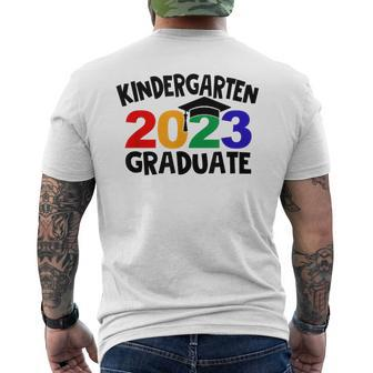 Kindergarten Graduate 2023 Graduation Last Day Of School Mens Back Print T-shirt | Mazezy