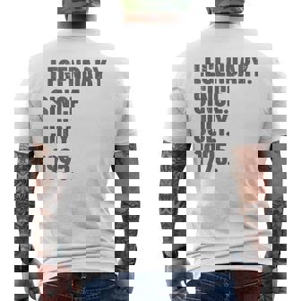 Legendary Since July 1995 27 Year Old 27Th Birthday Gifts Mens Back Print T-shirt | Mazezy