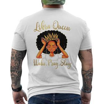 Libra Queens Are Born In September 23 October 22 Men's T-shirt Back Print | Mazezy AU