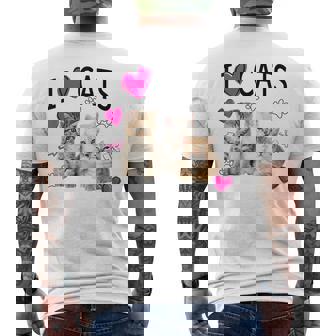 I Love Cats Cat Lover I Love Kittens Men's T-shirt Back Print | Seseable UK