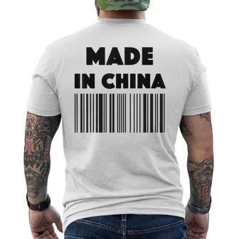 Made In China Men's T-shirt Back Print | Mazezy AU