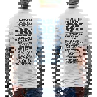 Made In 1983 Im Not 40 Im 18 With 22 Years Old Birthday Mens Back Print T-shirt | Mazezy