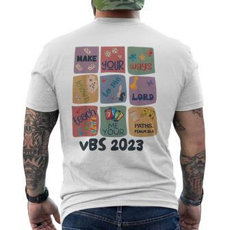 Make Your Ways Known To Me Lord Vbs Twists And Turns 2023 Mens Back Print T-shirt | Mazezy