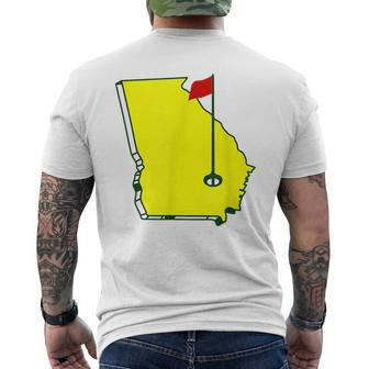 Master Golf Georgia State Georgia Gifts And Merchandise Funny Gifts Mens Back Print T-shirt | Mazezy