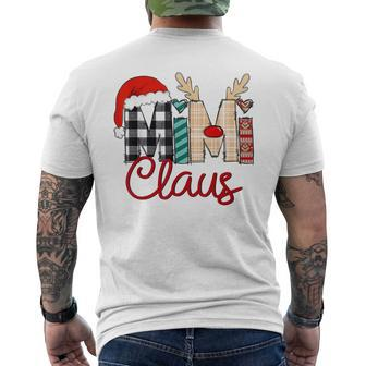 Mimi Claus Reindeer Christmas Men's T-shirt Back Print - Seseable