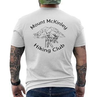 Mount Mckinley Hiking Club Mens Back Print T-shirt | Mazezy