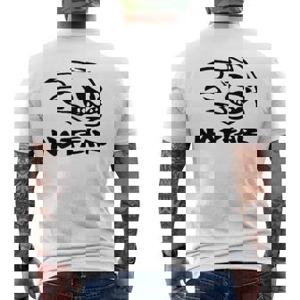 No Fear Just Fearless 90'S Retro Skater N Nostalgia Fire Men's T-shirt Back Print - Seseable