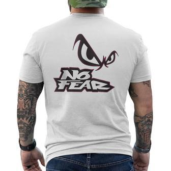 No Fear Just Fearless 90S Retro Skater N Nostalgia Sk8er Mens Back Print T-shirt - Monsterry CA