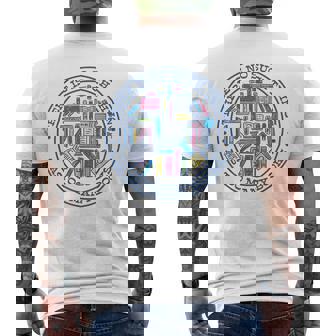 No Such Thing As Too Many Books Booklover Mens Back Print T-shirt | Mazezy