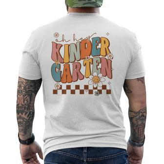Oh Hey Kindergarten Cute Kinder Team Back To School 2023 Men's T-shirt Back Print - Monsterry