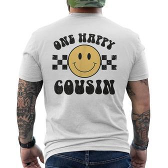 One Happy Dude 1St Birthday One Cool Cousin Family Matching Men's T-shirt Back Print | Mazezy