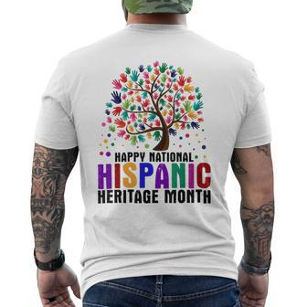 Hispanic Heritage Month Decoration Portuguese Traditional Men's T-shirt Back Print