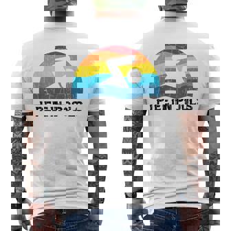 I Pee In Pools Swimmer Swimming Coach Player Graphic Men's T-shirt Back Print - Thegiftio UK