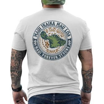 Pray For Maui Hawaii Strong Men's T-shirt Back Print