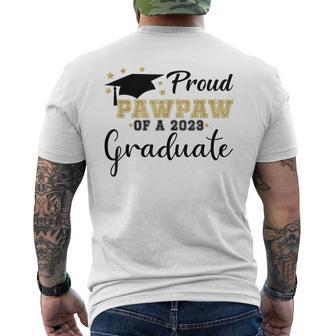Proud Pawpaw Of A 2023 Graduate Class 2023 Senior 23 Mens Back Print T-shirt | Mazezy CA