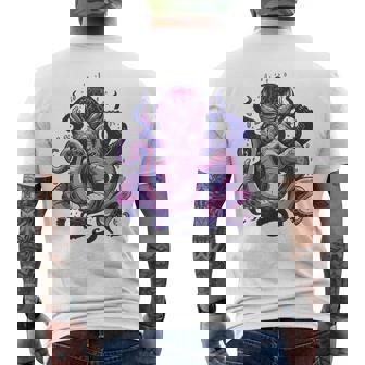 Purple Kraken Sea Ocean Monster Cool Scary Creature Mens Back Print T-shirt | Mazezy