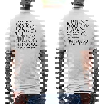 Never Regret Something That Made You Smile Men's T-shirt Back Print | Mazezy