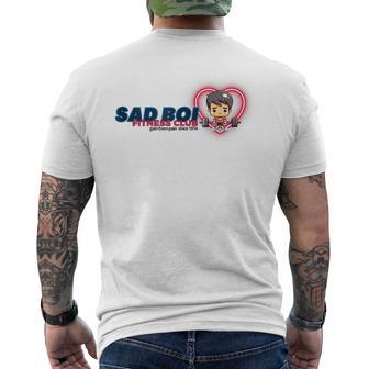 Sad Boi Fitness Club Gain From Pain Mens Back Print T-shirt | Mazezy