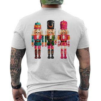 Sequin Nutcracker Men's T-shirt Back Print - Seseable